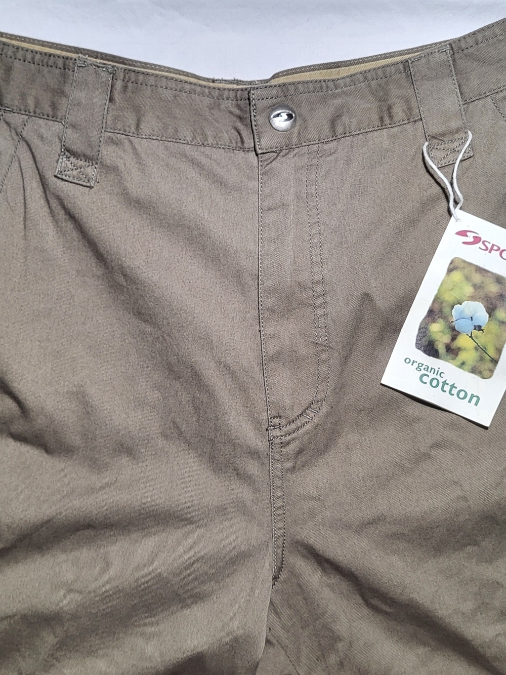 Sportif Vintage Men's 100% Organic Cotton Cargo Pants